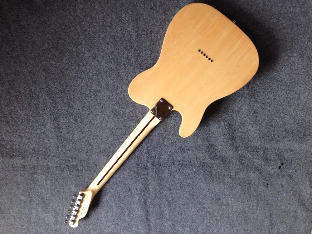 Custom shop TL электрогитара spalted клен Топ винтажный тюнер