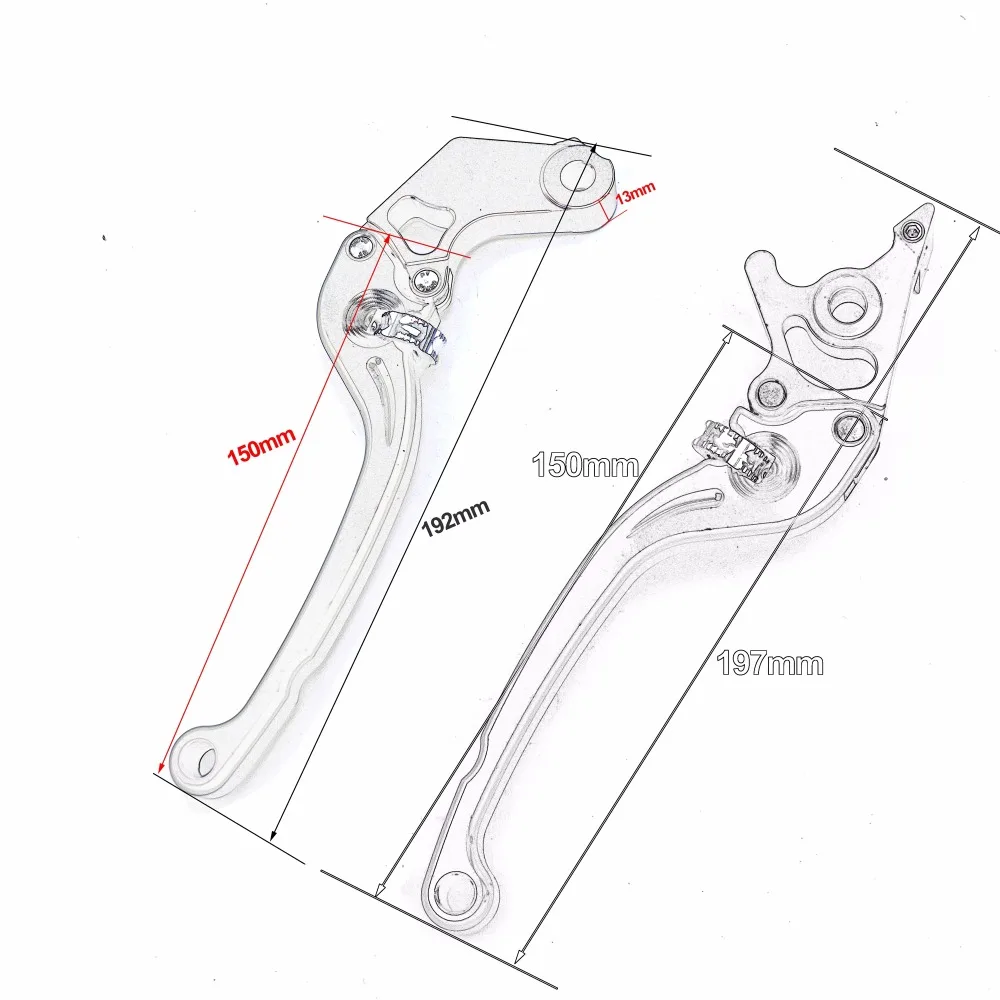 Motocicleta freno Palancas de embrague para Honda CB-1 cb400 SF 1992-1998 VTEC 2002-2013 CBR/VTR/NSR/Hornet 250
