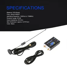 Радио тюнер приемник 2832U+ R820T 100 кГц-1,7 ГГц полный диапазон RTL. SDR преобразователь USB тюнер приемник Прямая поставка Горячая