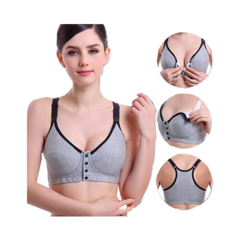 

2018 New Brand Bra For Nursing Pregnant Women Bra Underwear Maternity Breastfeeding Nursing Bras Feeding Bras emzirme sutyeni Y#