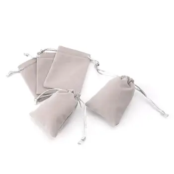 

5Pcs/Set Dice Bag Velvet Drawstring Bags Tarot Card Jewelry Bag W20