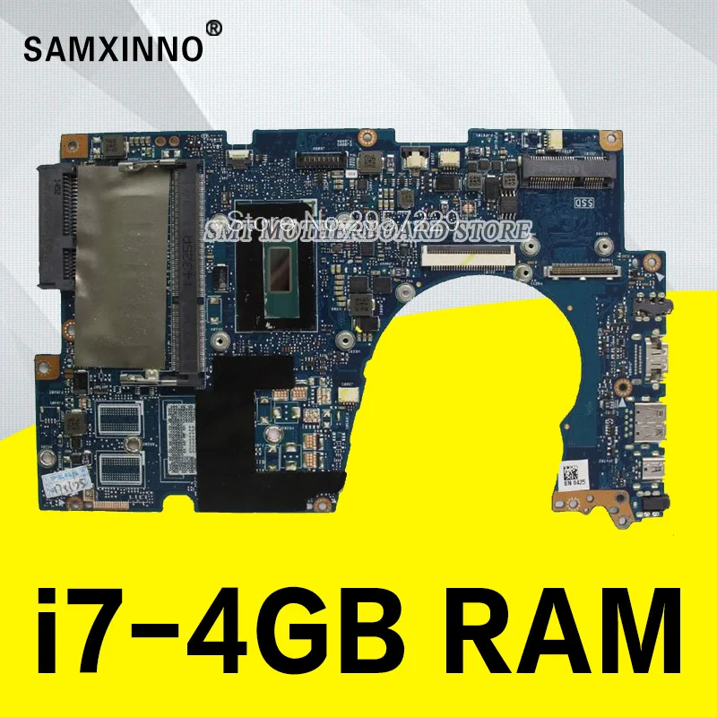 

UX303LA for ASUS UX303LN UX303 UX303L UX303LNB Notebook motherboard UX303LN board REV2.0 I7 Processor 100% testing motherboard
