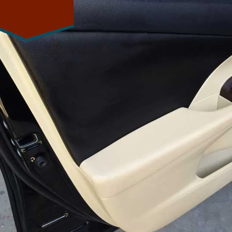 Micorfibre Leather Interior Door Panel Protective Cover For Toyota