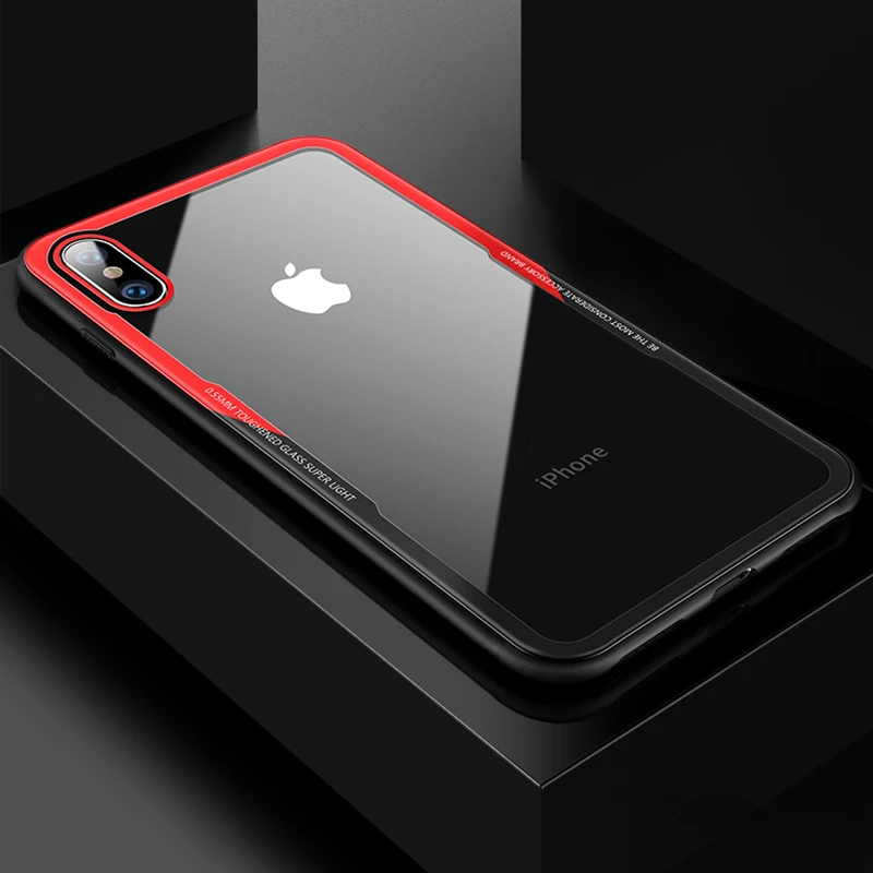 

Fashion Case for iPhone 5 5S SE 6 6S 7 X 8 Case Shockproof TPU Transparent PC Luxury Slim Cover for iPhone x 6s 7 8 plus Coque
