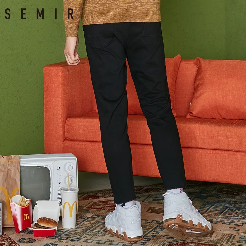 Semir 2018 Весна Новые поступления мужские тонкие отверстия эластичные