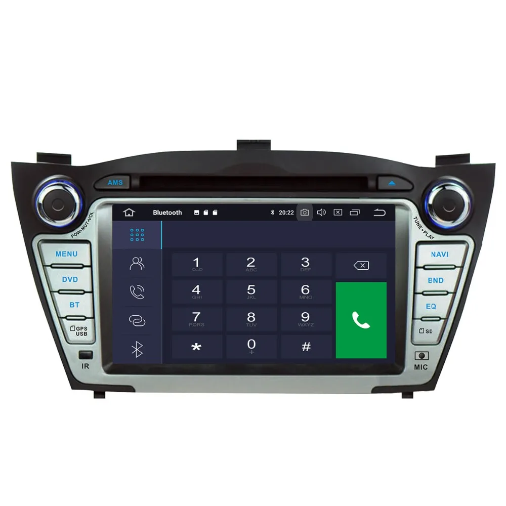 Android 9 0 2 Din Автомобильный gps навигация dvd плеер GPS для Hyundai IX35/TUCSON 2009 2015