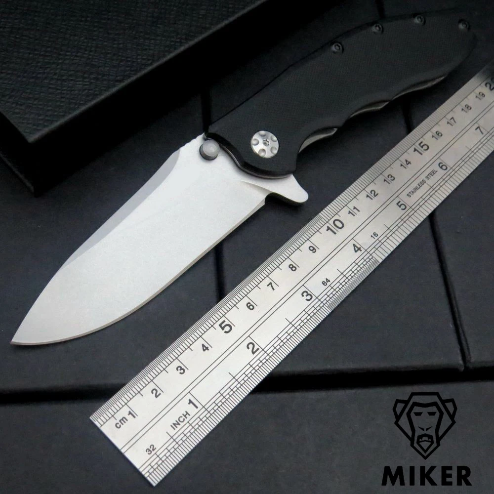 Miker zt0562 складной нож Ножи 9Cr18Mov лезвие Сталь G10 Ручка Утилита открытый кухня Охота Ножи для шашлыков Кемпинг инструментов OEM, Бесплатная