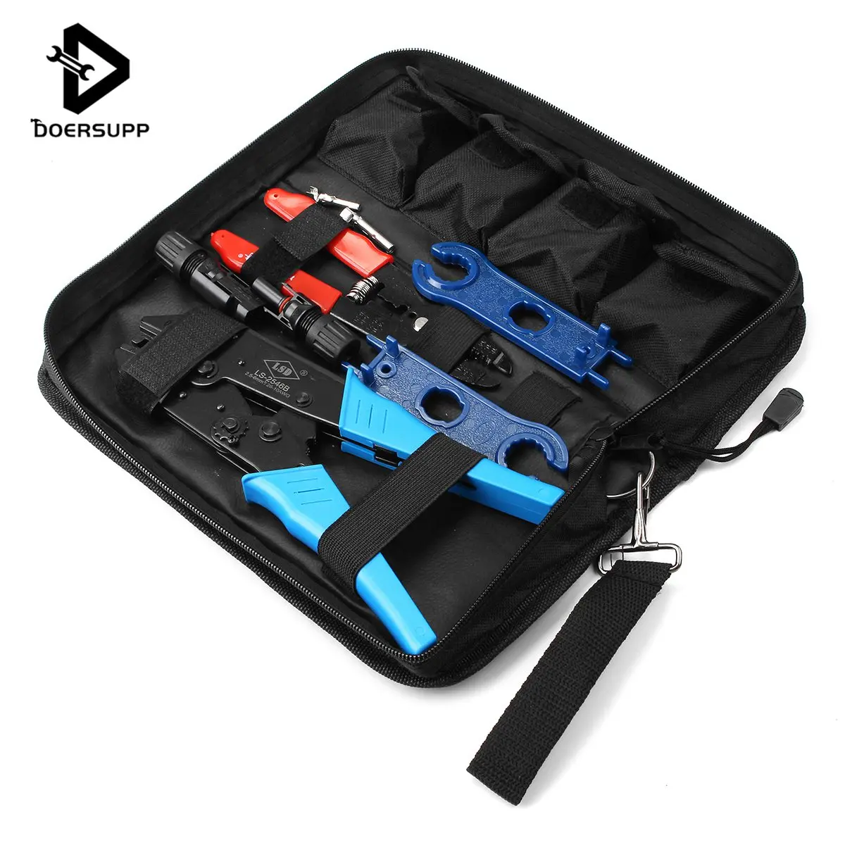 

Doersupp MC4 Solar Panel Cable Crimper Connector Crimping Tool Ratcheting Pliers Set High Quality Tool Sets