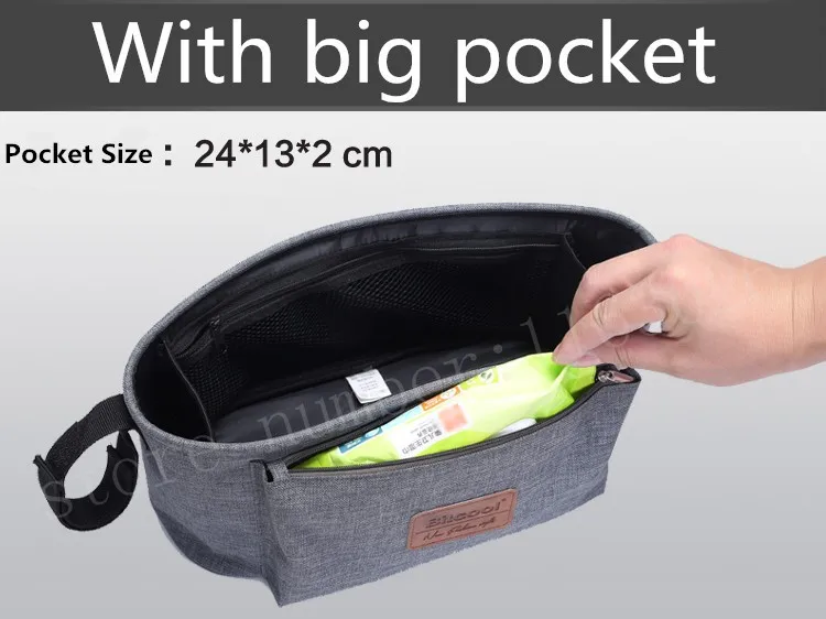 stroller organiser stroller bag hanging basket baby storage bag stroller accessories diaper bag backpack linen high quality Baby Strollers comfotable
