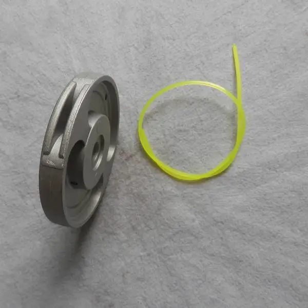 

GRASS TRIMMER HEAD ALUMINUM SINGLE PRE-CUT SQUARE NYLON LINE 2.4MMX50CM STRIMMER STRING MOWING STEEL HEAD