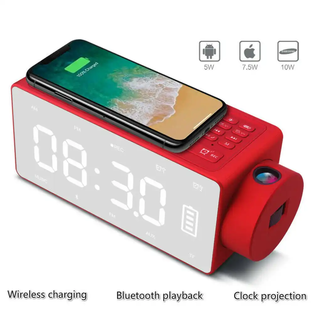 smart speaker with clock