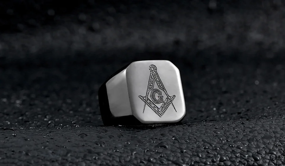 Новое Стильное масонское кольцо из нержавеющей стали для мужчин, классическое высококачественное Ювелирное кольцо unqiue для мужчин