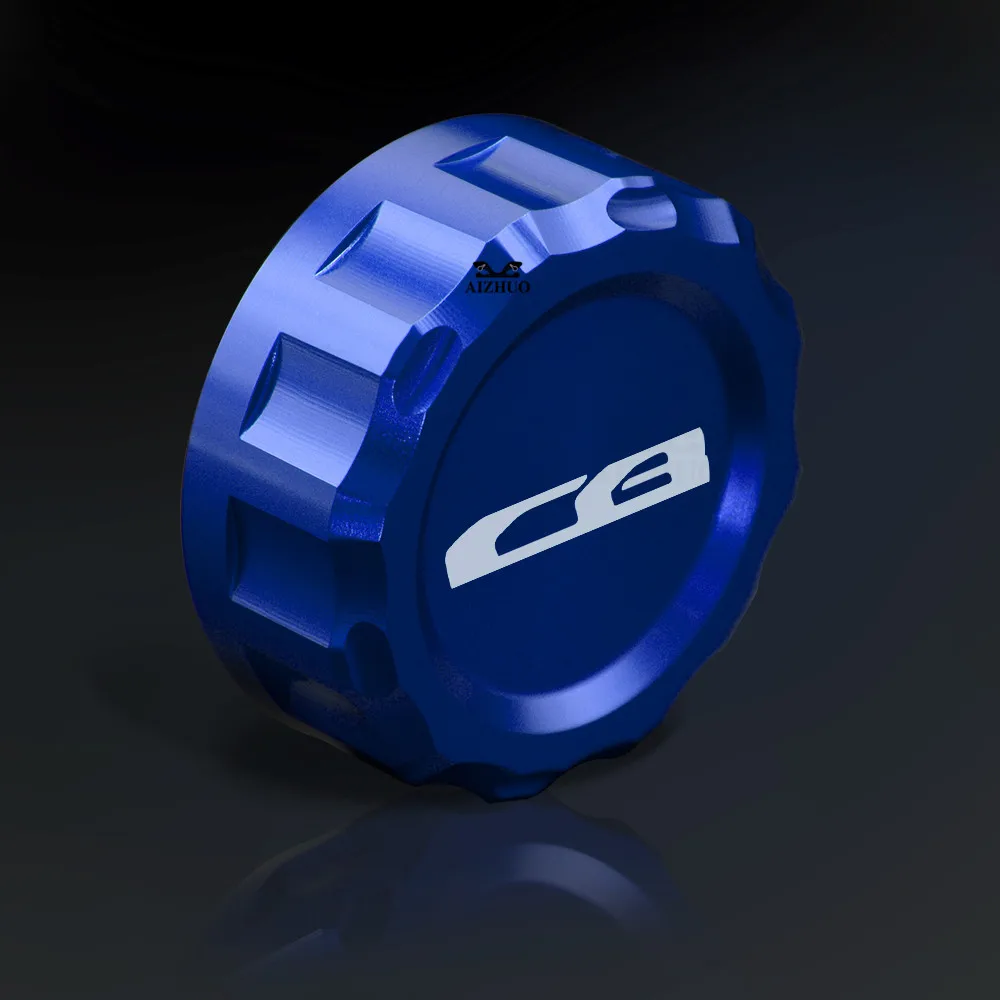 Cylinder Reservoir Cover CNC Aluminum Rear Brake Fluid Reservoir Cap Cover For  Honda CB1000R CB 1000R CB1000 R 2011-2014 2012