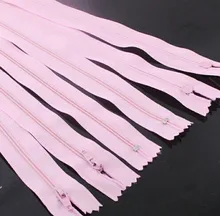 20 unids accesorios de Color rosa Upcik Lots Color de Nylon de la bobina cremalleras Tailor herramientas de costura
