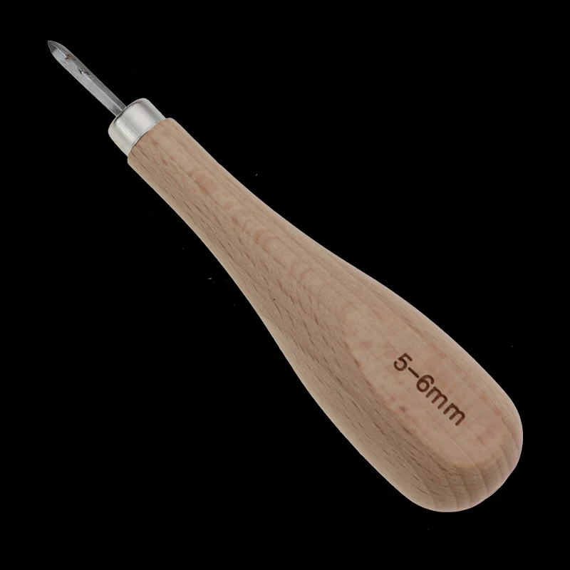 3 мм 4 мм 5 6 мм комплект для costura Artesanal de cuero манго diamante punto rombo Awl DIY herramienta de madera herramienta de perforac
