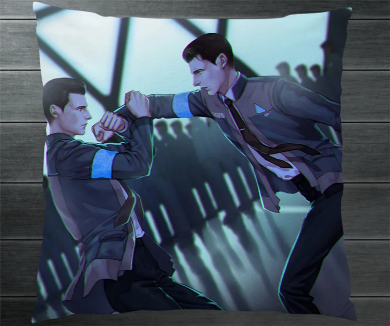 PS4 игровой Детройт: стать человеком Коннор RK800 Fanart двухсторонняя подушка чехол s