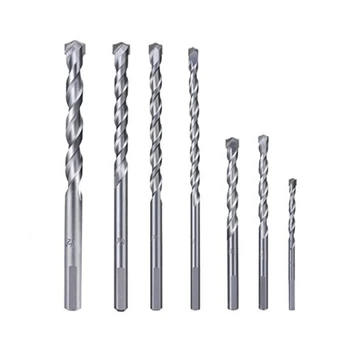 

Industry 7PCS Masonry Drill Bit Set with Sandblasting Surface Treatment, Drills Through Concrete,Masonry, Carbide Tipped Bits