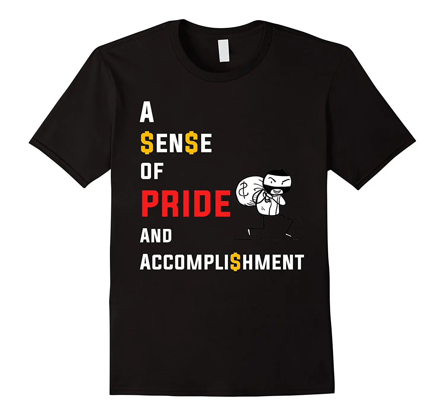 

A Sense of Pride and Accomplishment Gamers Man T Shirt Fashion 2018 Top Tee Mens T-Shirt O-Neck Stylish Letter Printing