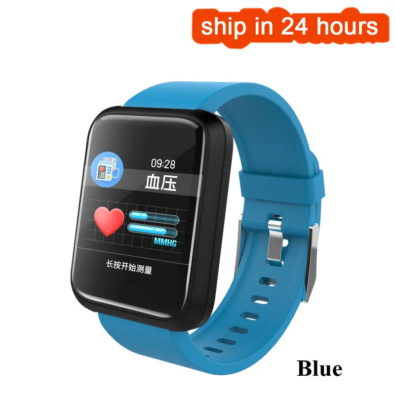 Новинка, спортивные 3 Смарт-часы, мужские, кровяное давление, IP68, водонепроницаемые, фитнес-трекер, часы, умные часы для IOS, Android, носимое устройство - Цвет: Blue