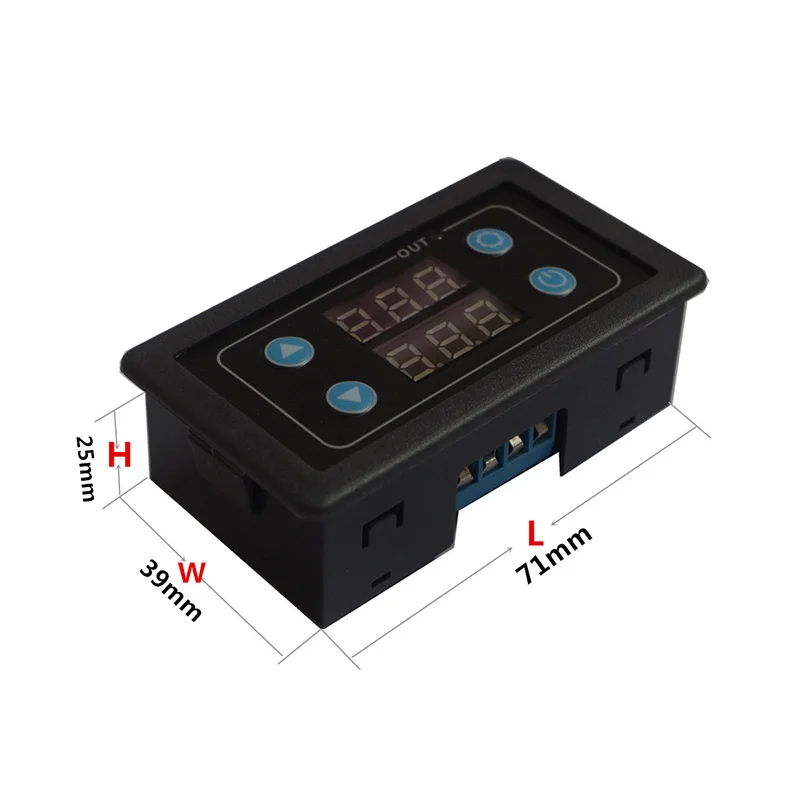 AC 85 265V реле таймера задержки модуль цифровой светодиодный двойной дисплей 0 999