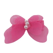 10 шт./лот, карамельный цвет, милый бант, Бабочка, заколки для волос, зажимы для волос банты, заколка для волос из бисера, головной убор, модные аксессуары для волос для девочек