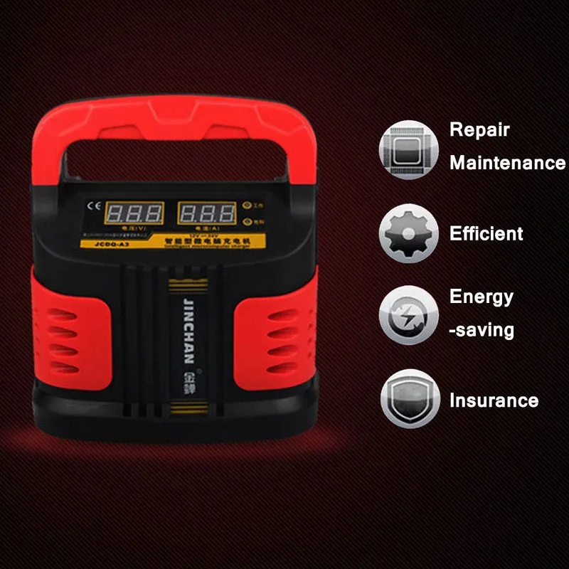 

DC12V-24V Car Battery Charger Portable Auto Start-up Starting Charger For Car Battery Charger Booster Buster EU Plug