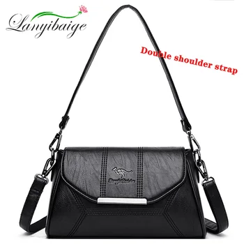 

Fashion Crossbody Bags For Women Messenger Bag 2019 Leather Luxury Handbags Women Bags Designer Ladies Hand Shoulder Bags Sac