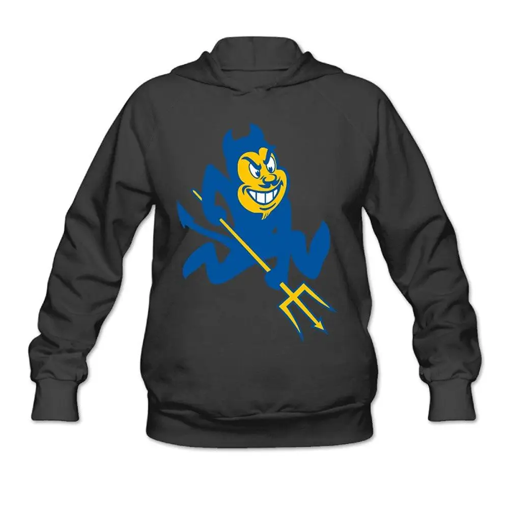 Women's Duke University Hoodie Black Novelty DIY Printing Hooded Sweas