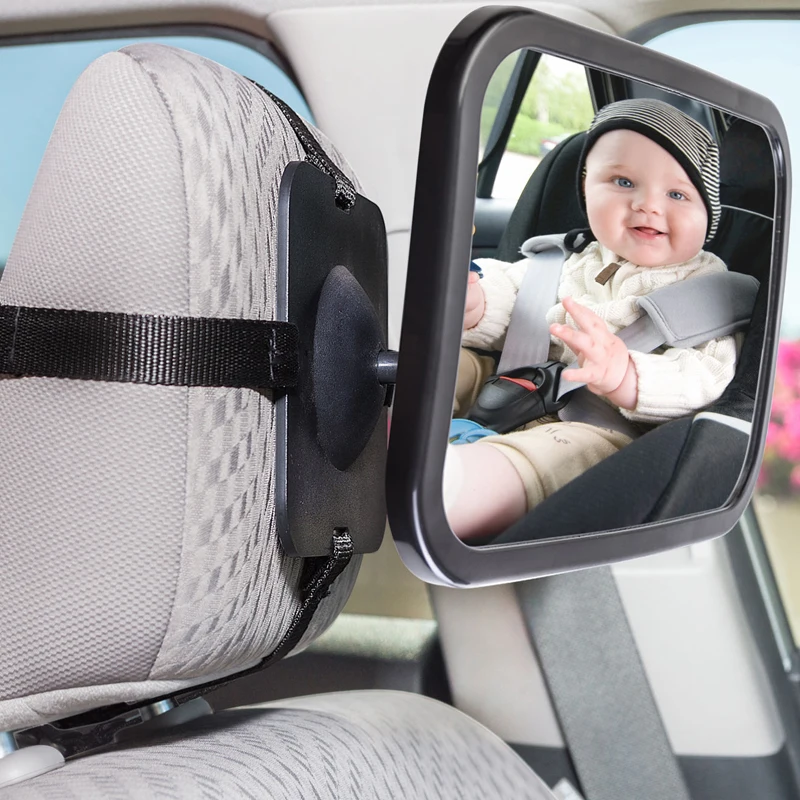 adjustable back seat baby safety mirror