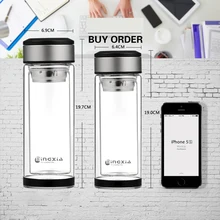 500 мл двойная стеклянная кофейная кружка моя бутылка для воды стакан чашки бизнес стеклянная бутылка для воды офиса питьевой чай кружки фильтр