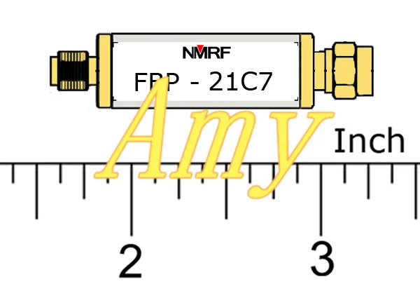

21.7MHz coaxial bandpass crystal filter, SMA interface, if filter