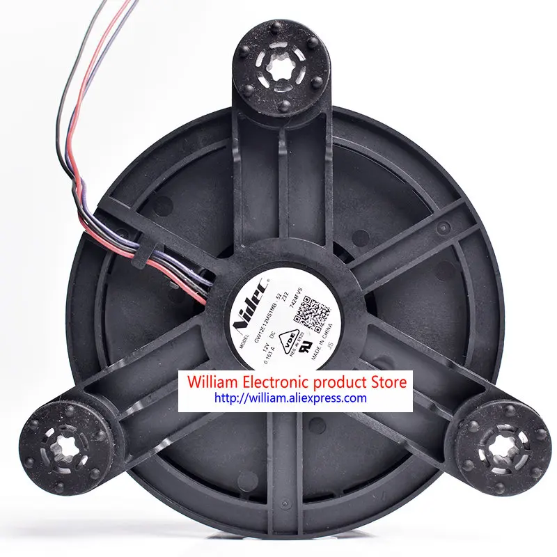 Новый оригинальный Nidec GW12E12MS1MB 52 DC12V 0.163A для холодильника Вентилятор