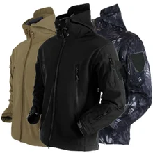 Весна Sharkskin Softshell TAD тактическая куртка мужская камуфляжная охотничья одежда военные пальто ветровка Куртка для туризма кемпинга