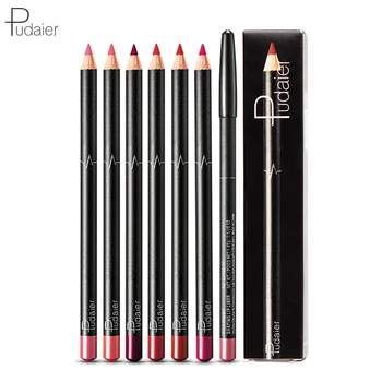 

Pudaier 6PCS/Set 6 Colors Lip Liner Set Matte Lipliner Pencil Waterproof Nude Lip Liner Makeup Products Cosmetic for Lips Makeup