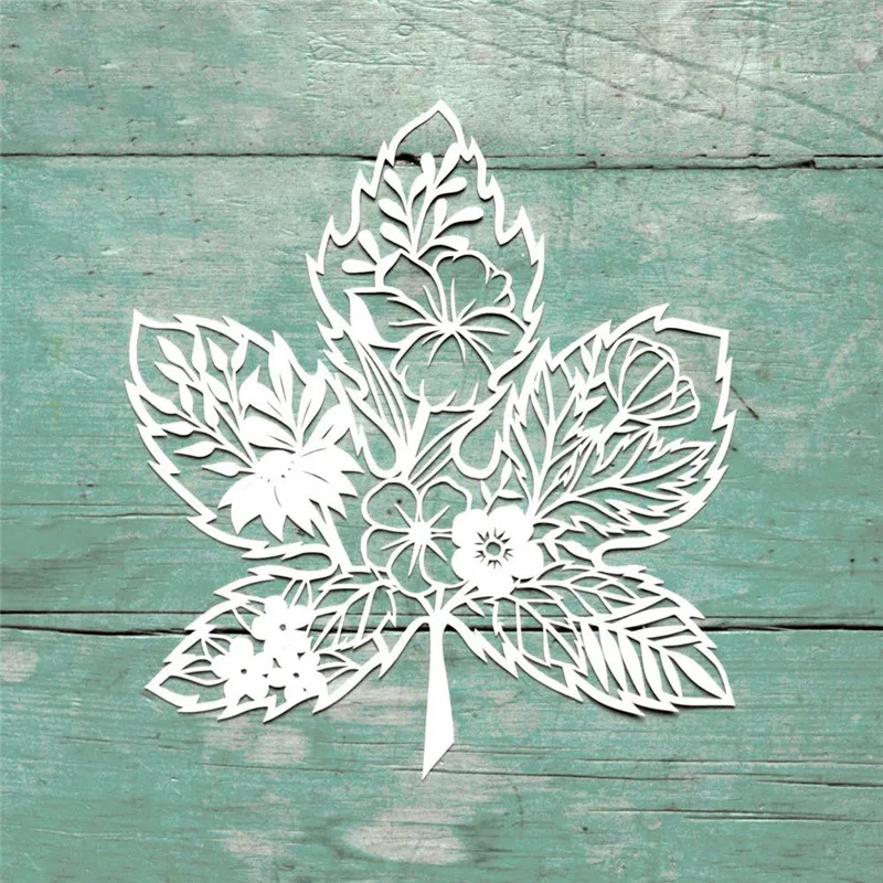 

DiyArts Maple Leaf Flower Metal Cutting Dies New 2019 for Craft Dies Scrapbooking Album Die Cut Card Making Embossing Stencil