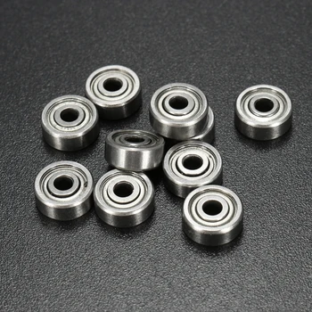 

10Pcs/Set 693ZZ Miniature Ball Bearings 2 Types 3*8*4mm Small Double Shielded Miniature Metal Steel Roller Bearing Kit
