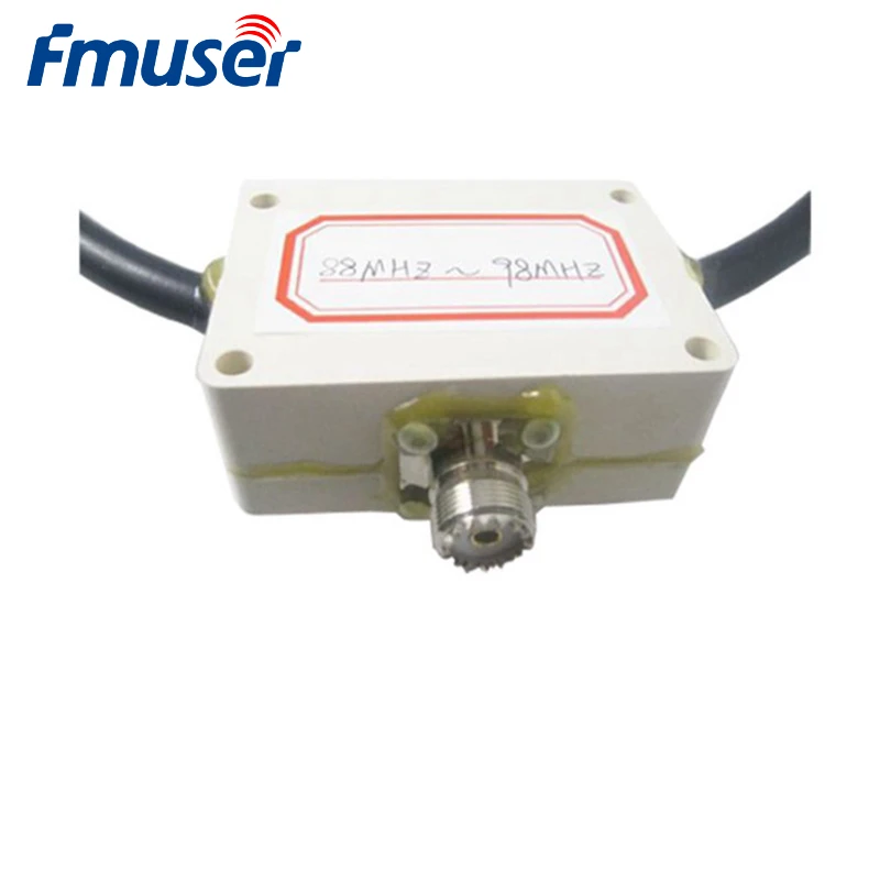

FMUSER 2 Way Power Splitter Combiner 1 To 2 Power Divider For FM Transmitter Dipole Antenna 88-108MHz 50 Ohm