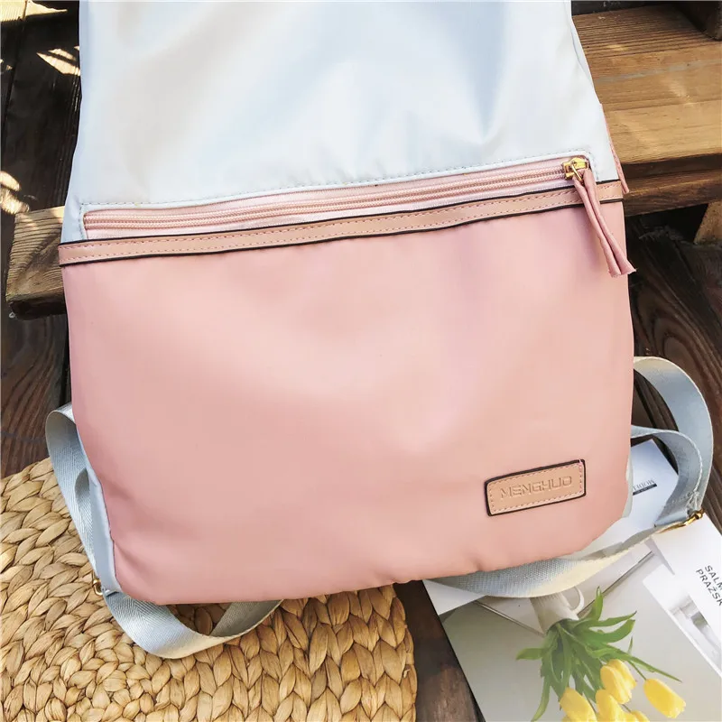 Menghuo 2019 Casual Nylon Backpack Women High Capacity School Backpack for Teenager Girls Ladies Travel Backpacks Mochilas Bolsa (44)