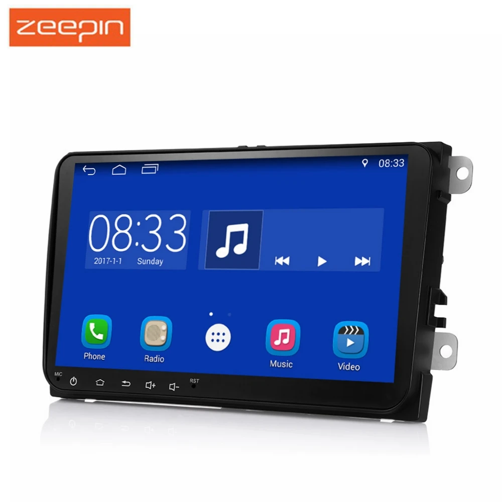 9 ''HD WiFi Автомобильный MP5 плеер для VW gps навигация Bluetooth мультимедийный Зеркало