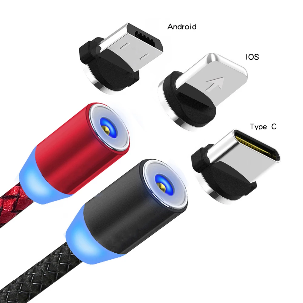 

Magnetic USB Cable Fast Charging lighting Type C Cable Magnet Charger Data Charge Micro USB C Cable Mobile Phone Cable USB Cord