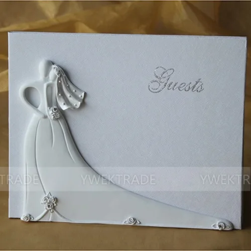 Дизайн Свадебный комплект для жениха и невесты, свадебная книга и ручка для свадебных принадлежностей с бесплатной доставкой