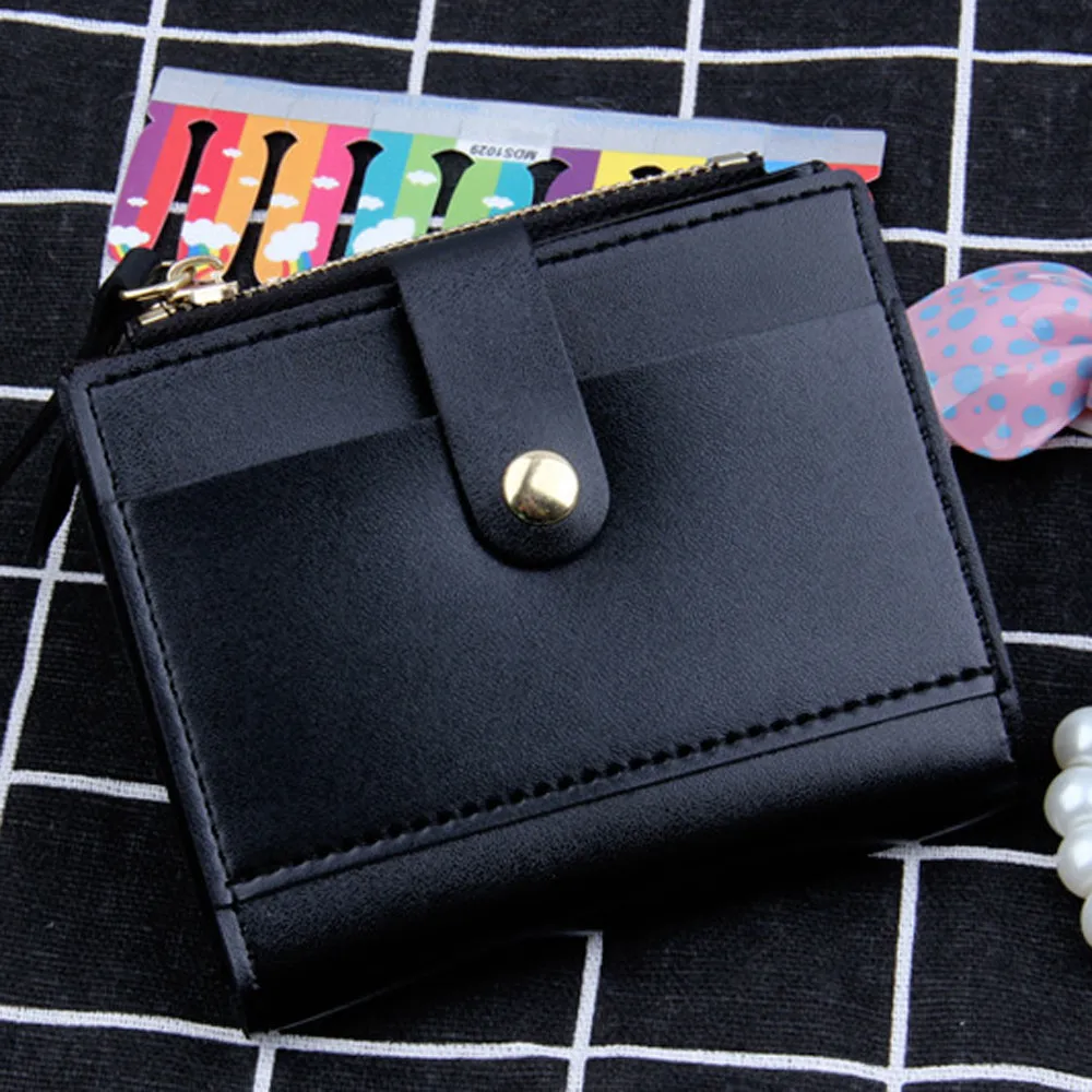 Модный женский кошелек прекрасный карамельный цвет маленькая Монета на молнии кошелек карта Упаковка сплошной carteira feminina