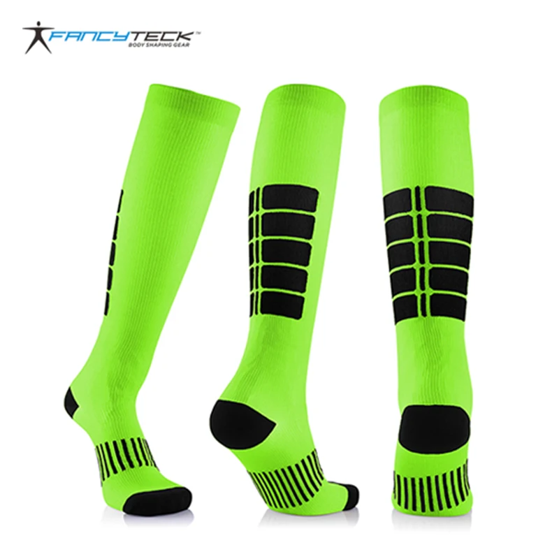

Fancyteck 1 Pair New Arrival Antifatigue Unisex Compression Socks Medical Varicose Veins Leg Relief Pain Knee High Stockings