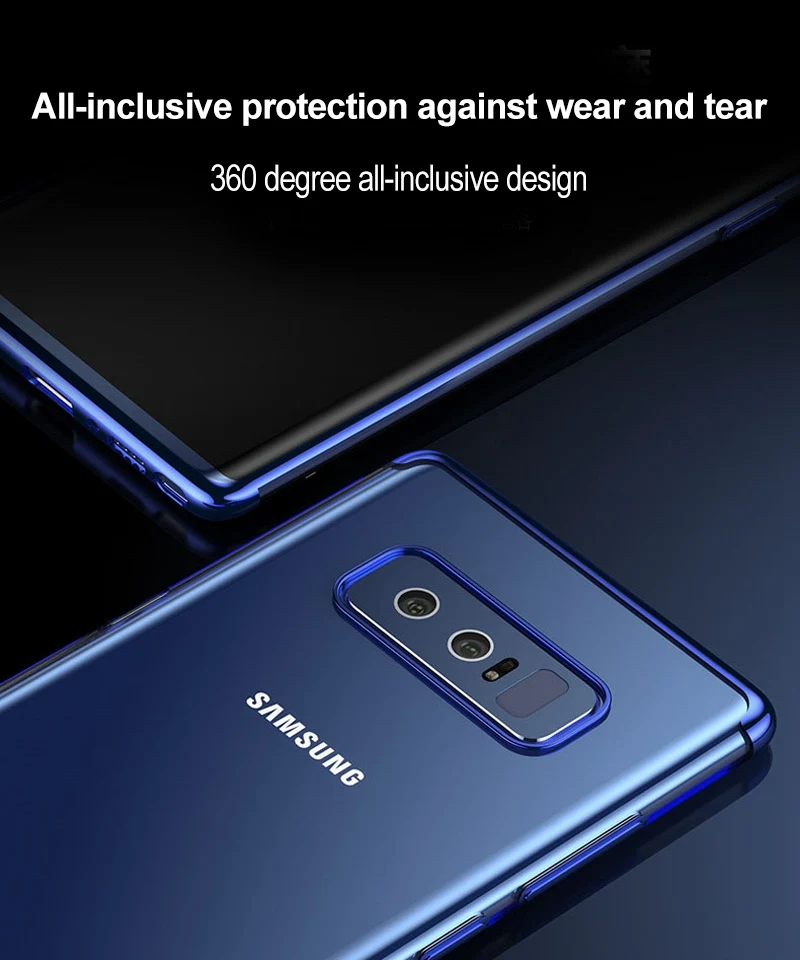 TOMKAS For Samsung Galaxy Note 8 For Samsung Galaxy A7 A5 A3 2017 Case Cover Cute Plating TPU Conque Cases For Samsung A520  (3)
