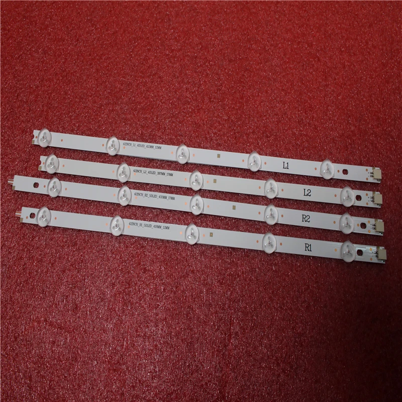 Compatível para lg Novo l1 r2 l2 Tira Retroiluminação Led Lc420due 6916l-1214a 6916l-1215a 6916l-1216a 6916l-1217a Kit 10 Pcs r1 Mod. 1314124 - Imagem 2