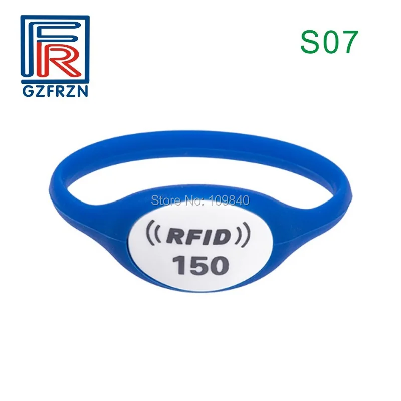 

13.56MHZ Sauna wristband with F08 S50 chip rewritable RFID cabinet lock key cards for hotel spa fitness 100pcs/lot S07 style