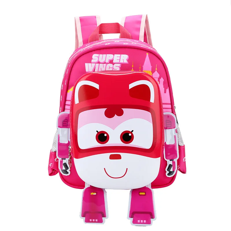  2019 children's backpack 3D Cartoon Plush Super Wings kindergarten Schoolbag Animal Kids plush Back - 32881995881