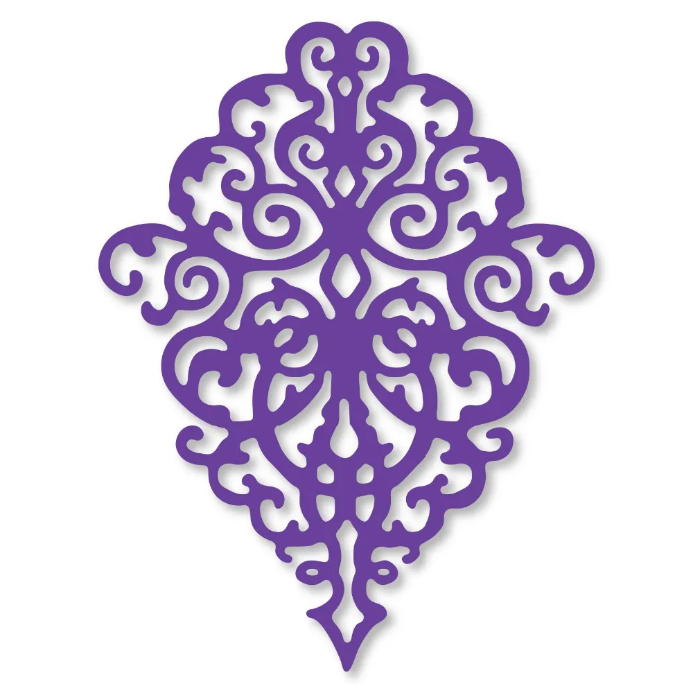 

ForeWan Lace Swirl Frame Metal Steel Cutting Dies Stencils for Scrapbooking Card Making 2019 New Etched Embossing Die Cuts