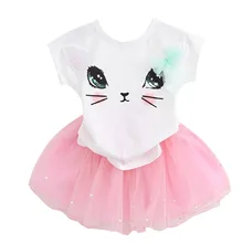 Новинка года; Летнее Детское платье принцессы для маленьких девочек на заказ; детское платье для девочек вечерние Платья-мини из ткани платья для малышей 2-6 лет