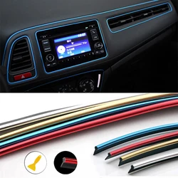 Car Air Outlet Steering-Wheel Interior Decoration Mouldings Line Strips For Hyundai solaris accent i30 ix35 i20 elantra santa fe